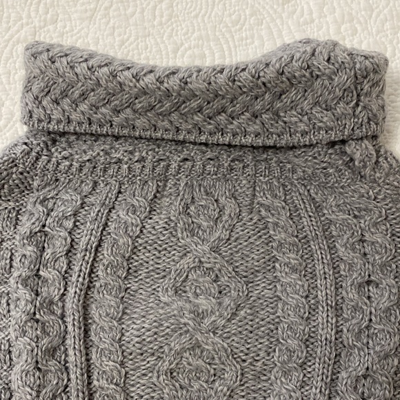 Aran Cowl Neck Tunic Sweater - Picture 14 of 16